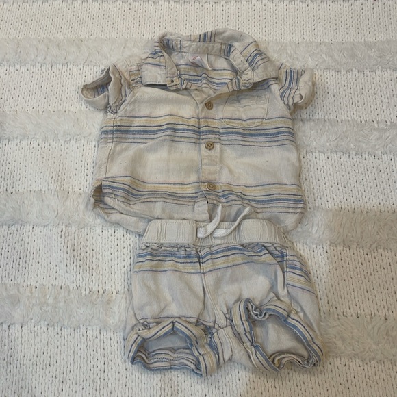 Bundle wonder nation matching outfit jersey top cool dude romper baby boy 0-3M - Picture 3 of 16